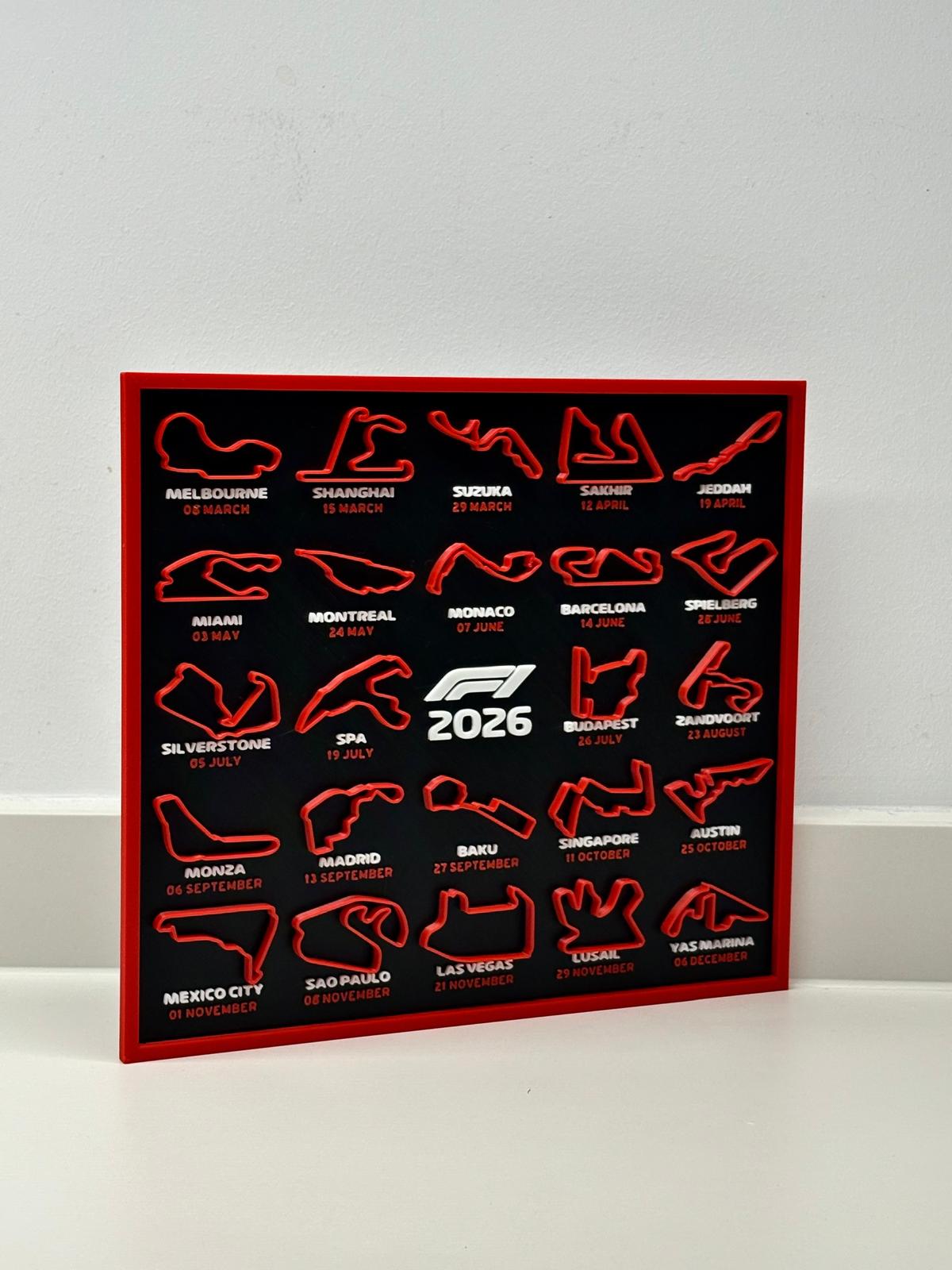 2026 F1 Calendar