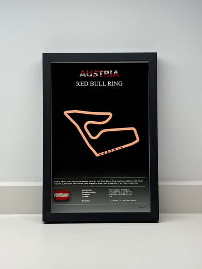 F1 Racetracks Framed