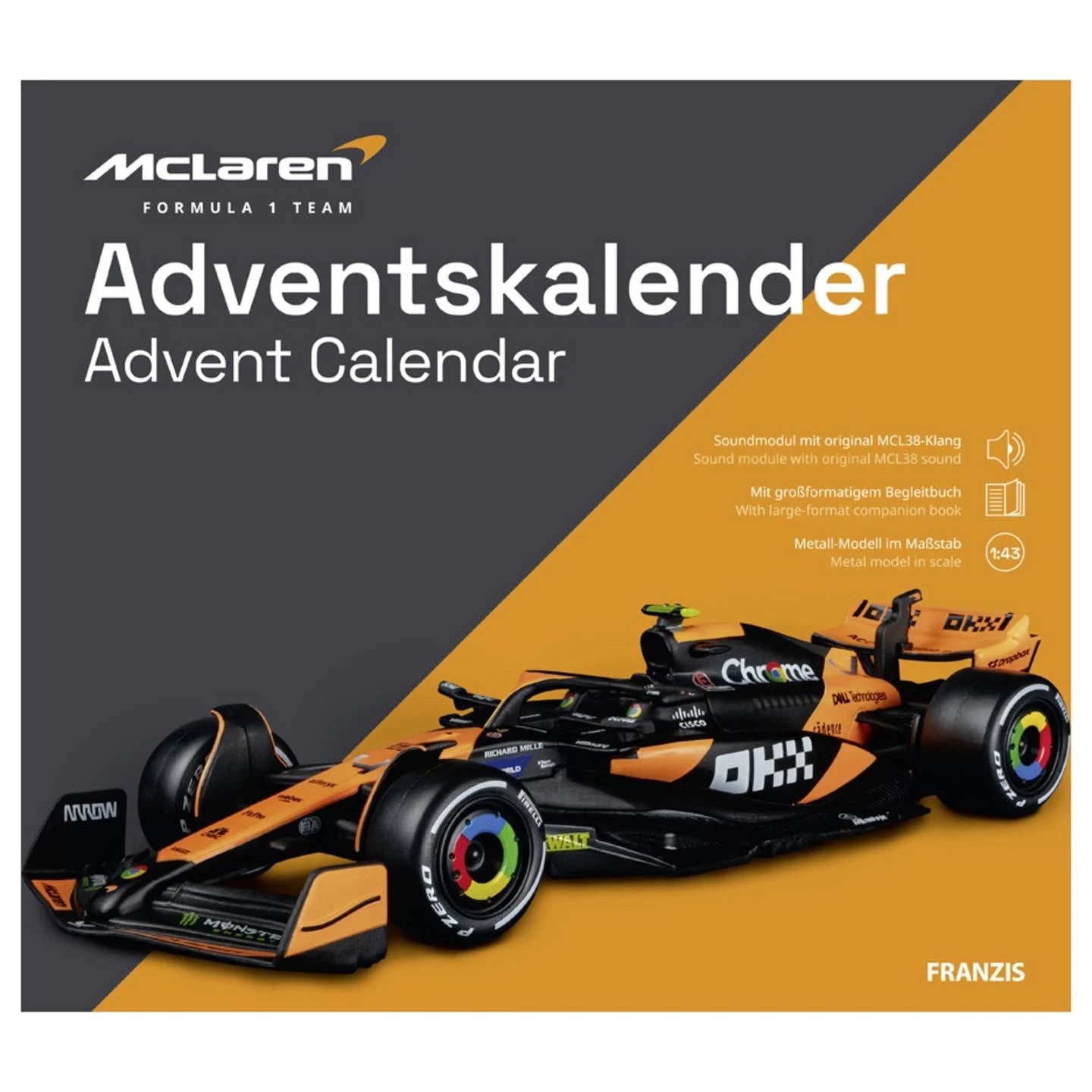 Mclaren Advent Calendar 1:43